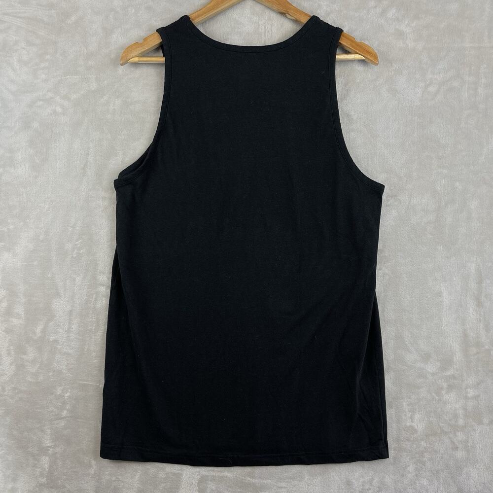 Urban Outfitters Men's Med Sleeveless Crop Tank Top Crew Neck Grungecore Matrix - Picture 4 of 7